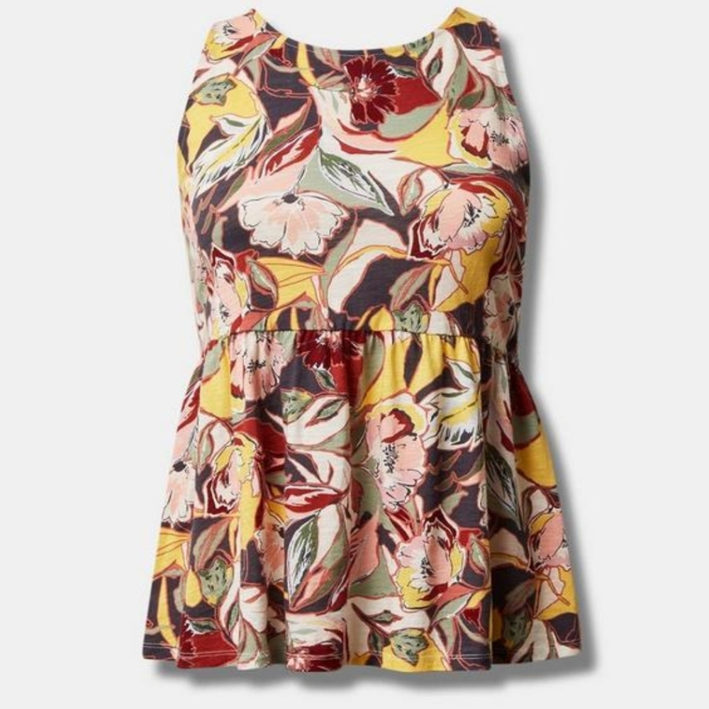 Torrid NWT Boat Neck Babydoll Tank